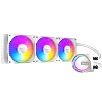 Antec Skeleton 360ARGB Liquid CPU Cooler, Universal Socket, White, 360mm Radiator, PWM up tp 2000 RPMCooling Fans, Addressable RGB LED Lighting - Image 4