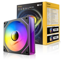 Antec Vision 120mm Reverse ARGB - 3 PK, Black, Up to 1500RPM, 37.2CFM Airflow, 27.5dB Max, 4-pin ARGB 3-pin - Image 8