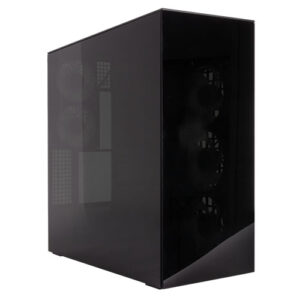ARCTIC Xtender (Black) Case w/ Tinted Glass Side and Front, E-ATX, 5x ARGB Fans, ARGB PSU Shroud, Mesh Airflow, USB-C 10Gbps - Image 2