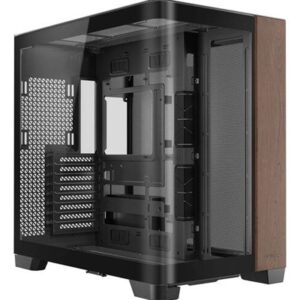 ANTEC Constellation C8 Dual Chamber Case, Gaming, Curve Wood, Full Tower, 2 x USB 3.0 / 1 x USB Type-C, Super wide angle single curved glass with exotic wood, E-ATX, ATX, Micro ATX, ITX - Image 2