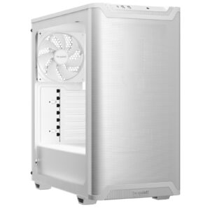 be quiet! Pure Base 501 Airflow Window White ATX Mid Tower Case with USB-A, USB-C, 2 x Pure Wings 2 140mm Black PWM Fans, Sleek Front Panel and Airflow Cover - Image 3