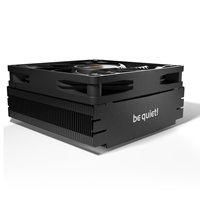 be quiet! Pure Rock LP Low-Profile Fan CPU Cooler, Universal Socket, High Quality 92mm PWM Black Cooling Fan, 2500RPM, 3 Heat Pipes, 100W TDP, Intel LGA 1700 & AMD AM5 Compatible