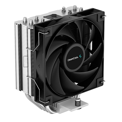 DeepCool AG400 Fan CPU Cooler, Universal Socket, High Efficiency 120mm PWM Cooling Black Fan, 2000RPM, 4 Heat Pipes, 220W Heat Dissipation Power, Unique Matrix Fin Design, Intel LGA 1700 Bracket Included - Image 2