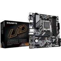 Gigabyte A620M DS3H Ultra Durable AMD AM5 Socket Motherboard, Micro-ATX, 4x DDR5 Slots, 1x M.2 Socket, 1x USB-C Port, GbE LAN, 1x D-Sub / 1x DisplayPort / 1x HDMI Port