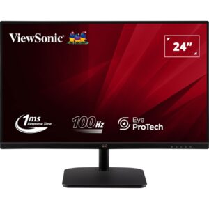 Viewsonic VA2432-H-2 24 Inch IPS Frameless Monitor,  Full HD, LED, Widescreen, 100Hz, 1ms, VGA, HDMI, VESA - Image 3
