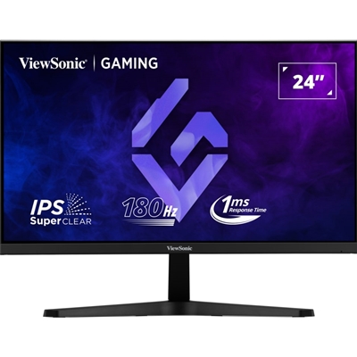 Viewsonic VX24G1-HD 24 Inch Full HD IPS Gaming Monitor, 1920x1080 resolution, 180Hz, HDMI, DisplayPort, 1ms, Freesync, VESA - Image 2