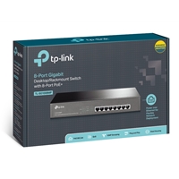 TP-Link TL-SG1008MP 8-Port Metal Gigabit Desktop/Rackmount Switch with 8-Port PoE+ (30W) - Image 6