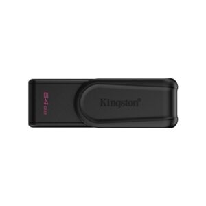 Kingston DataTraveler Exodia S DTXS/64GB USB Flash Drive, 64GB, USB 3.2,  Black, Swivel Cap Design - Image 2