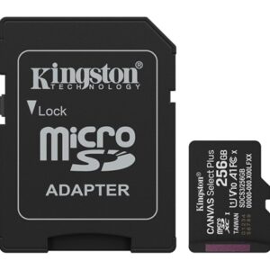 Kingston Canvas Select Plus 256GB Micro SD  Claad 10 UHS-I Flash Card, Lifetime Warranty - Image 2