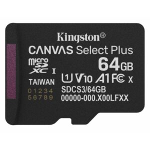 Kingston Canvas Select Plus  SDCS3/64GB 64GB Micro SD UHS-I (U1) Flash Card with Adapter - Image 3