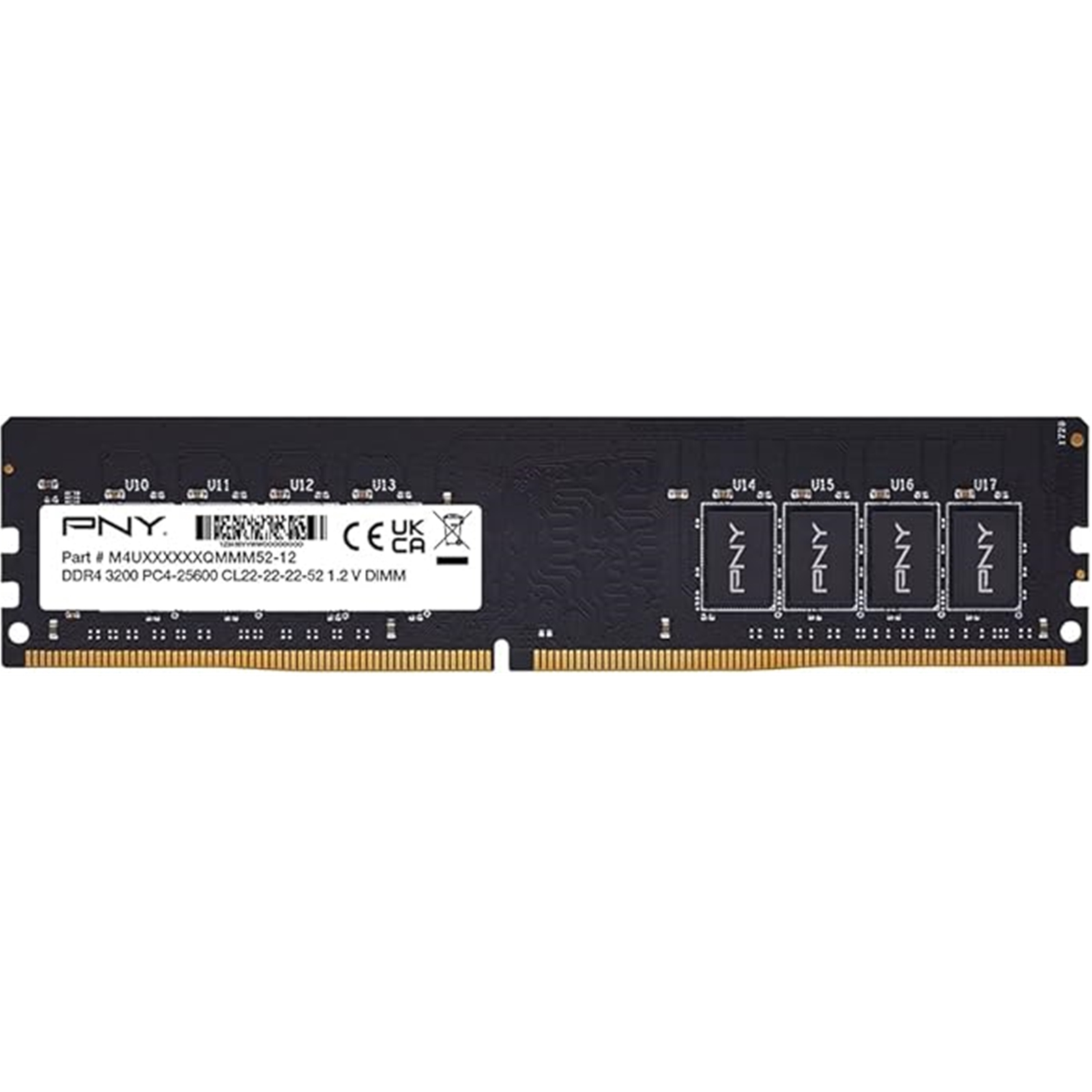 PNY MD16GSD43200-SI 16GB DDR4 3200MHz DIMM Bulk System Memory - Image 3