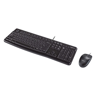 Logitech MK120 Wired Keyboard and Mouse Combo for Windows, Optical Wired Mouse, Full-Size Keyboard, USB Plug-and-Play, Compatible with PC and Laptop, QWERTY UK English Layout, Black - Image 6