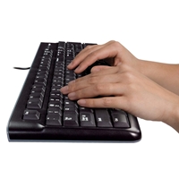 Logitech MK120 Wired Keyboard and Mouse Combo for Windows, Optical Wired Mouse, Full-Size Keyboard, USB Plug-and-Play, Compatible with PC and Laptop, QWERTY UK English Layout, Black - Image 7