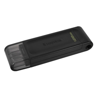 Kingston DT70/128GB DataTraveler 128GB USB Flash Drive, USB 3.2, USB-C, Gen1, 80MB/s, Cap Design, Black, Retail. - Image 4