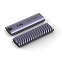 Netac M.2 NVMe/SATA External Enclosure, USB3.1, Aluminum, 10Gbps, USB C to C, USB C to A - Image 4