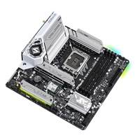 ASRock B760M Steel Legend WiFi Intel 1700 Socket Motherboard, Micro-ATX, 4x DDR5 Slots, 3x M.2 Sockets, Fitted I/O Shield, 2.5GbE LAN, Wi-Fi 6E, 1x DisplayPort / 1x HDMI Port - Image 6