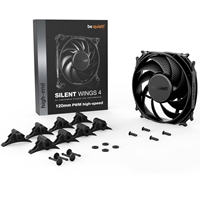 be quiet! Silent Wings 4 PWM High Speed Black Fan, 120mm, 2500RPM, 4-Pin PWM Fan Connector, Black Frame, Black Blades, Optimized Fan Blades for High End Performance, 2 Mounting Options - Image 6