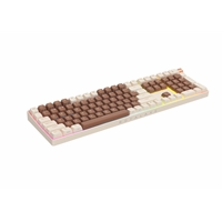 Royalaxe R108 Hot Swappable Mechanical Keyboard, Full Size, 110 Keys, 2.4GHz, Bluetooth 5.0 or Wired Connection, TTC Golden-Pink Switches, RGB, Windows and Mac Compatible - Image 4