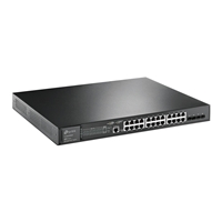TP-Link JetStream TL-SG3428XMP 24-Port Metal Gigabit and 4-Port 10GE SFP+ L2+ Managed Switch with 24-Port PoE+ (384W) - Image 4