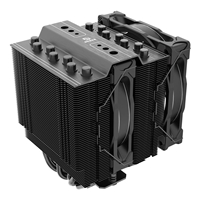 Akasa Soho H7 ARGB CPU Cooler, Black, 2x 120mm PWM Fan, Dual Tower, Aluminium Fins, 7x Copper Heatpipes, Intel/AMD - Image 5