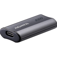 ADATA SC750 (SC750-1000G-CCBK) 1TB USB-C Portable SSD USB 3.2 Gen 2 Up to 1000 MB/s Black Titanium Compatible with Windows, iOS, Android, PlayStation, XBox & Handheld Consoles - Image 5