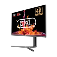 piXL CM32G7 32 Inch 4K IPS Monitor, 165Hz, 1ms, Frameless, HDMI, DisplayPort, USB-C, USB-A x 2, 3.5mm Audio Port, FreeSync & G-Sync Compatible, Black, RGB Lighting, VESA Mount, Height Adjustable, 3 Year Warranty - Image 4
