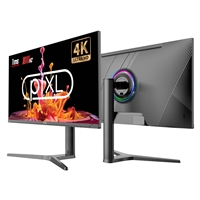 piXL CM32G7 32 Inch 4K IPS Monitor, 165Hz, 1ms, Frameless, HDMI, DisplayPort, USB-C, USB-A x 2, 3.5mm Audio Port, FreeSync & G-Sync Compatible, Black, RGB Lighting, VESA Mount, Height Adjustable, 3 Year Warranty - Image 5