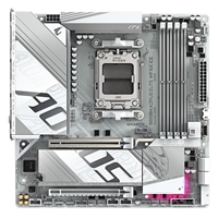 Gigabyte B850M AORUS ELITE WIFI6E ICE AMD AM5 Socket Motherboard, Micro-ATX, 4x DDR5 Slots, 2x M.2 Sockets, 2x USB-C Port, Fitted I/O Shield, 2.5GbE LAN, Wi-Fi 6E, 1x DisplayPort / 1x HDMI Port - Image 4