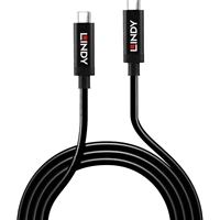 LINDY 43348 USB Type-C 3.2 Gen 2 Type C/C Active Cable, 3 m - Active Cable for Video Signals and Data Transfer up to 10 Gbps, Supports DisplayPort 1.4 High Resolution, UHD up to 8K 7680x4320@60Hz - Image 4