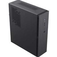 CiT S8i SFF Micro-ATX PC Case - 8.3L Compact Desktop Chassis, Brushed Front, 1 x 80mm Fan, 2 x USB 3.0, TFX PSU Support, Black - Image 4