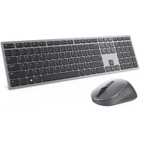 Dell KM7321W Premier Multi-Device Keyboard and Mouse Combo, 2.4GHz / Bluetooth 5.0 Wireless, 12 programmable keys for PC and Laptop, QWERTY UK English Layout, Sliver - Image 4