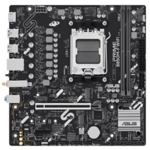 Asus PRIME B850M-F WIFI, AMD B850, AM5, Micro ATX, 2 DDR5, HDMI, Wi-Fi 6, GB LAN, 2x M.2