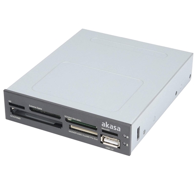 Akasa AK-ICR-07 Internal 6-Slot Multi Card Reader with USB port - Image 2