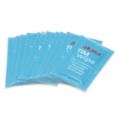 Akasa Pack of 10 Thermal Interface Material (TIM) Cleaning Wipes - Image 2