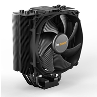 be quiet! Dark Rock Slim Fan CPU Cooler, Universal Socket, Silent Wings 3 120mm PWM Black Cooling Fan, 1500RPM, 4 Heat Pipes, 180W TDP, Compact Construction to Stop Blocking Memory Slots, Intel LGA 1700 & AMD AM5 Compatible