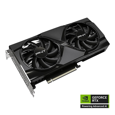 PNY GeForce RTX 5060 Ti 16GB DUAL OC 16GB, GDDR7 Graphics Card, 4608, Cuda Cores, 2406MHZ Core Clock, Dual Fan, 3 x Display Ports/1x HDMI Port - Image 2