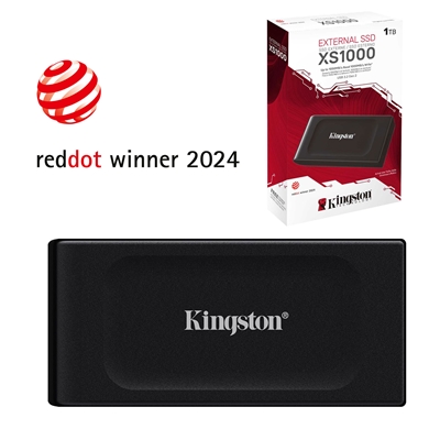 Kingston XS1000 (SXS1000/1000G) 1TB Portable External SSD, Read 1050MB/s, Write 1000MB/s, USB 3.2 Gen 2, 5 Year Warranty - Image 2