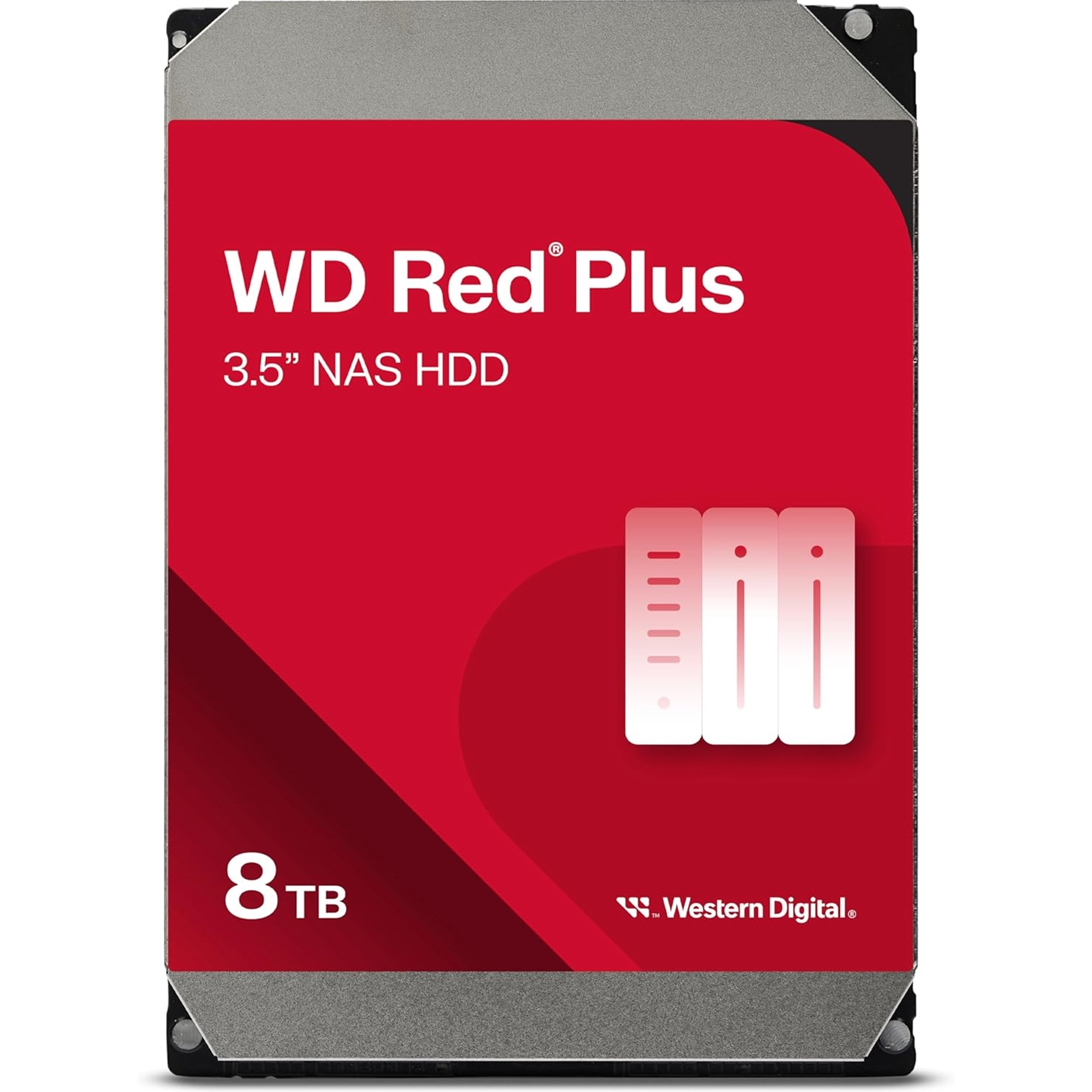 WD Red Plus WD80EFPX 8TB 3.5" 256MB Cache SATA III NAS Internal Hard Drive - Image 3