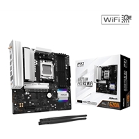 ASRock A620AM Pro RS WiFi AMD Socket AM5 Motherboard, 4 x DDR5 DIMM Slots, 1 x M.2 Socket (Key E), 2 x USB 3.2 Type-C, 2.5G LAN, 802.11axe Wi-Fi 6E Module, 1 x HDMI Port/ 1 x Display Port