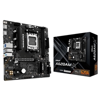 ASRock A620AM-X AMD Socket AM5 Motherboard, 2 x DDR5 DIMM Slots, 1 x M.2 Socket (Key E), 3 x USB 3.2 Type-C, 2.5G LAN, 1 x HDMI Port/ 1 x Display Port