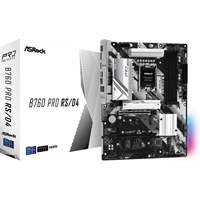 ASRock B760 Pro RS/D4 Intel 1700 Socket Motherboard, ATX, 4x DDR4 Slots, 3x M.2 Sockets, Fitted I/O Shield, 2.5GbE LAN, 1x DisplayPort / 1x HDMI Port