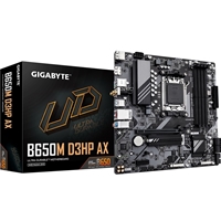 Gigabyte B650M D3HP AX Ultra Durable AMD AM5 Socket Motherboard, Micro-ATX, 4x DDR5 Slots, 2x M.2 Sockets, 2.5GbE LAN, Wi-Fi 6E, 2x DisplayPorts / 1x HDMI Port