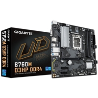 Gigabyte B760M D3HP DDR4 Intel 1700 Socket Motherboard, Micro-ATX, 4x DDR4 Slots, 2x M.2 Sockets, GbE LAN, 1x D-Sub / 1x DisplayPort / 1x HDMI Port