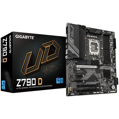 Gigabyte Z790 D Ultra Durable Intel 1700 Socket Motherboard, ATX, 4x DDR5 Slots, 3x M.2 Sockets, 2x USB-C Port, 2.5GbE LAN, 1x DisplayPort / 1x HDMI Port - Image 2