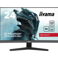 iiyama G-Master GC2480HSU-B1 Red Eagle Curved Gaming Monitor, 23.6 Inch,Full HD, 180Hz, 0.5ms, FreeSync, HDMI, Display Port, USB Hub