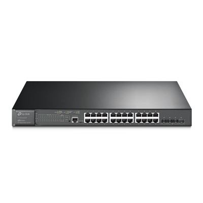 TP-Link JetStream TL-SG3428XMP 24-Port Metal Gigabit and 4-Port 10GE SFP+ L2+ Managed Switch with 24-Port PoE+ (384W) - Image 2