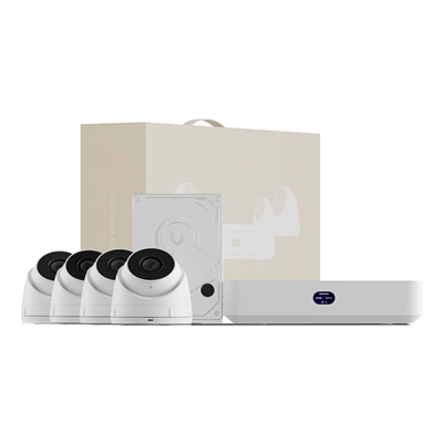 Ubiquiti (UNVR-KIT) Compact UniFi Protect NVR Kit, includes (1) UniFi Protect NVR Instant with (4) G5 Turret Ultra cameras and (1) 1TB HDD, delivering an all-in-one solution for fast and effortless setup. - Image 2