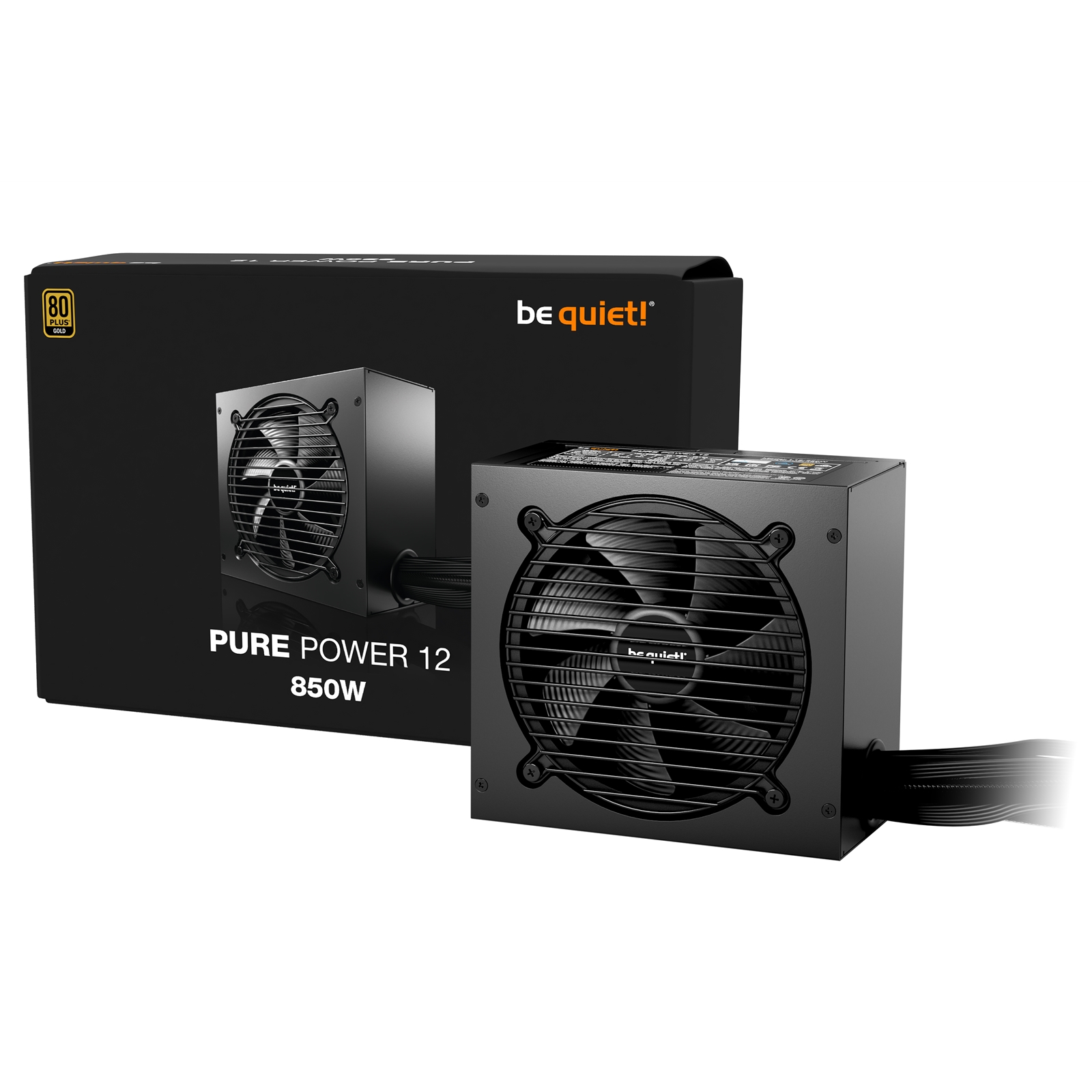 be quiet! 850W PURE POWER 12, 80 PLUS Gold, ATX 3.1 compliant and PCIe 5.1 compatible,10-year manufacturer's warranty - Image 3