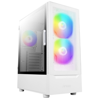 RGB White Gaming Build - AMD Ryzen 7 5600XT 8 Core 16 Thread, 3.80GHz (4.80GHz Boost), 16GB RAM, 1TB NVMe, Intel Arc B580 12GB White Graphics, Liquid Cooled, Windows 11 Home - Custom PC