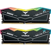 Team T-Force Delta RGB FF3D532G7600HC36DDC01 32GB DDR5 7600MHz System Memory, 2 x 16GB, Black, 36-46-46-84 1.40V